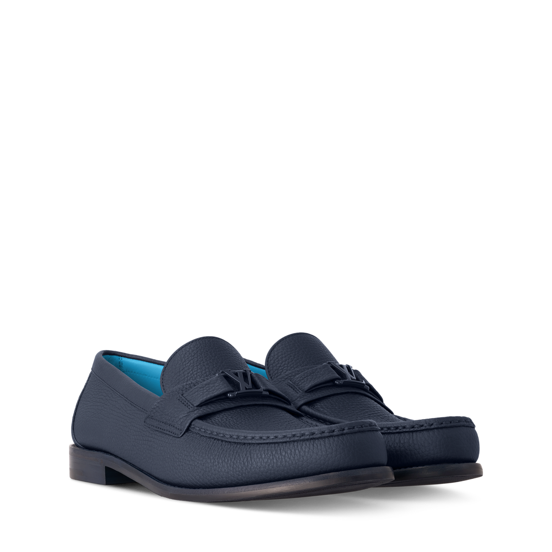 <激安出品>Louis Vuitton ブルーローファー LOUIS VUITTON - ルイヴィトン ローファー ブルーの通販 by JL's shop